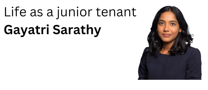 Life as a junior tenant Gayatri Sarathy (v3)